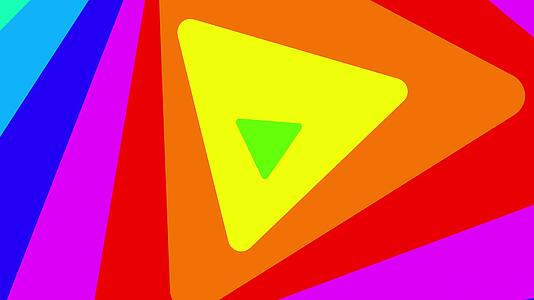 彩色三角心扩散旋转视频的预览图