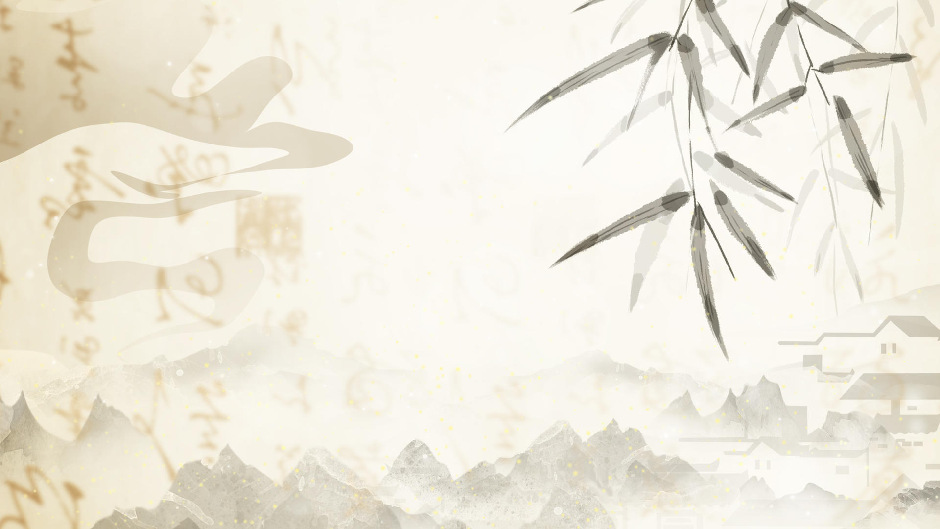 中国医师节4K唯美中国风创意水墨动态背景视频素材视频的预览图
