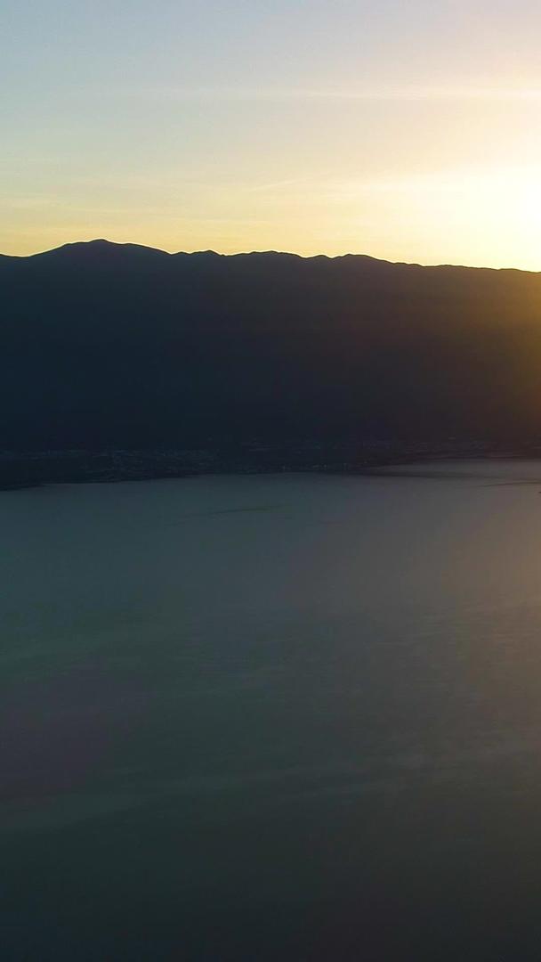 洱海日落航拍视频的预览图