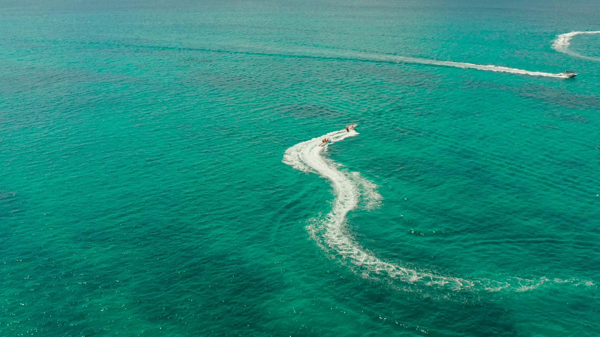 海滩度假胜地的海景Boracay岛Philipines视频的预览图