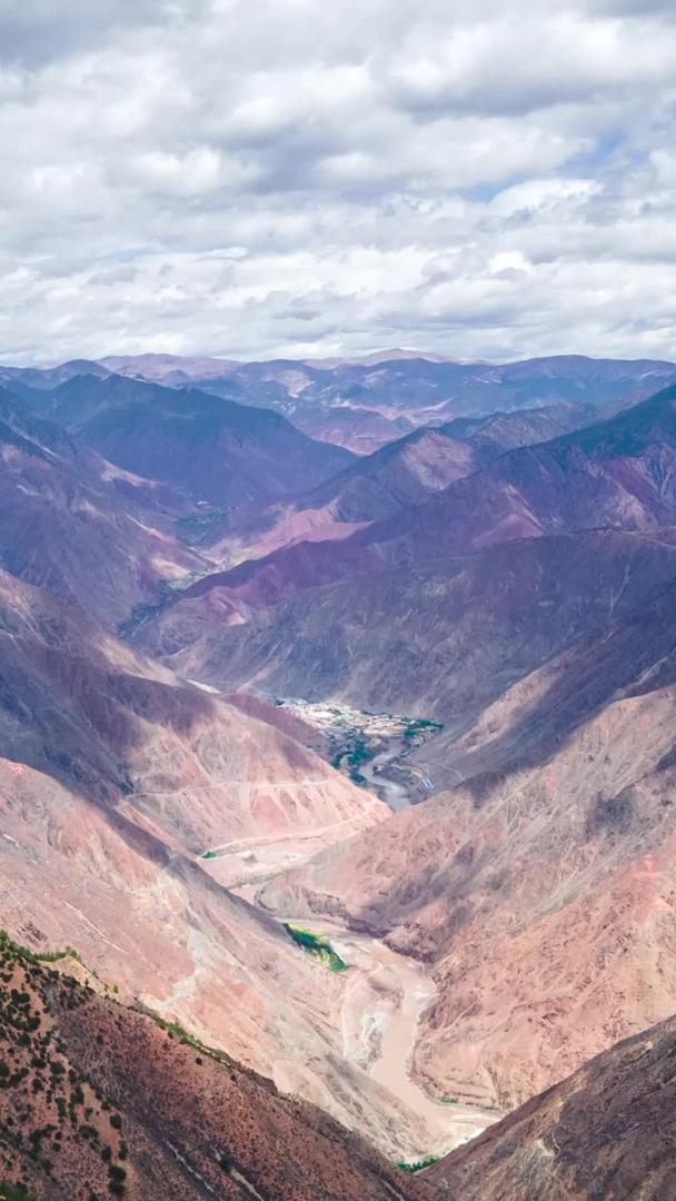 中国澜沧江大峡谷延时壮美视频的预览图