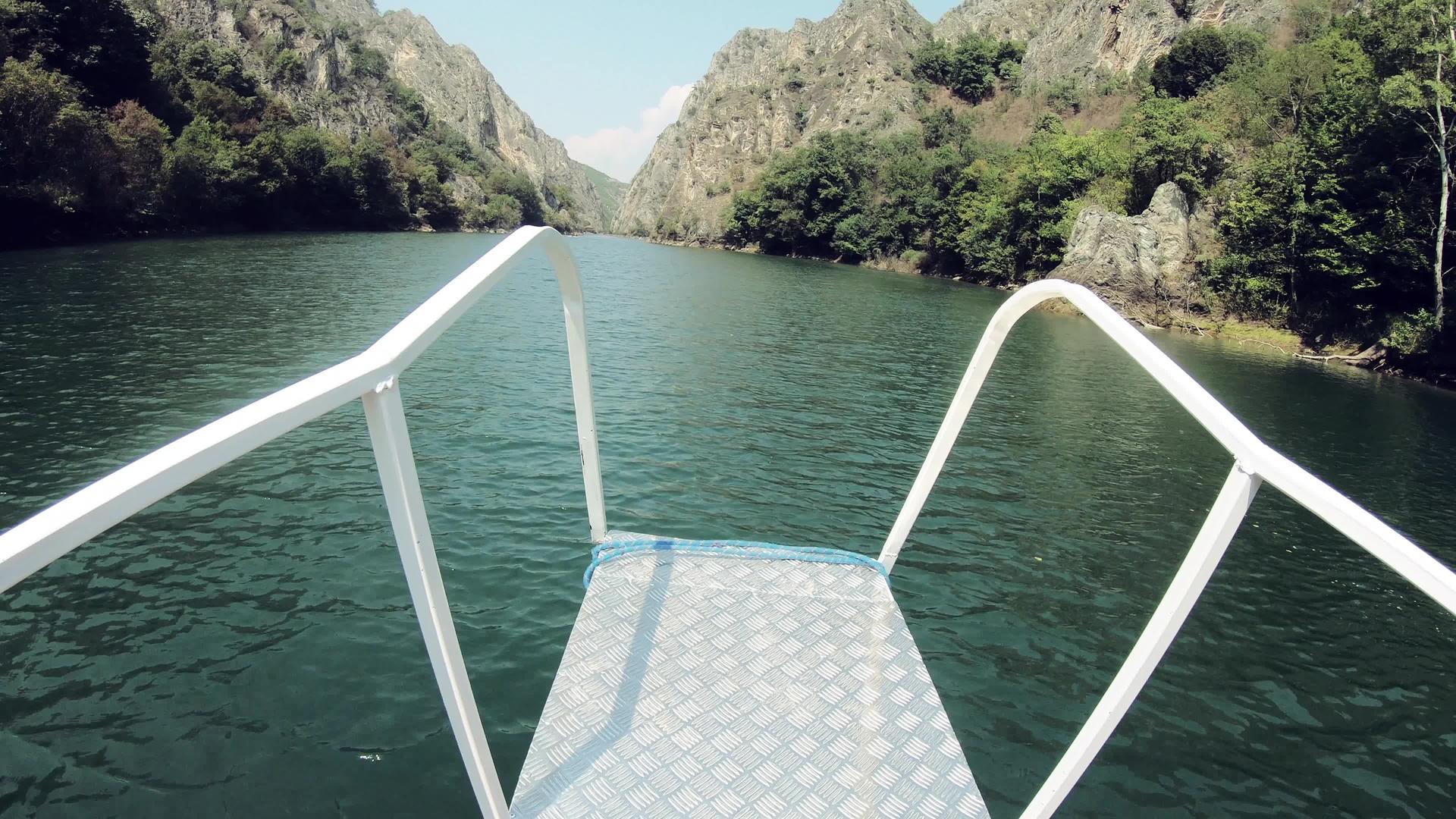玛特卡湖小船来自马塞多尼亚斯科佩耶视频的预览图