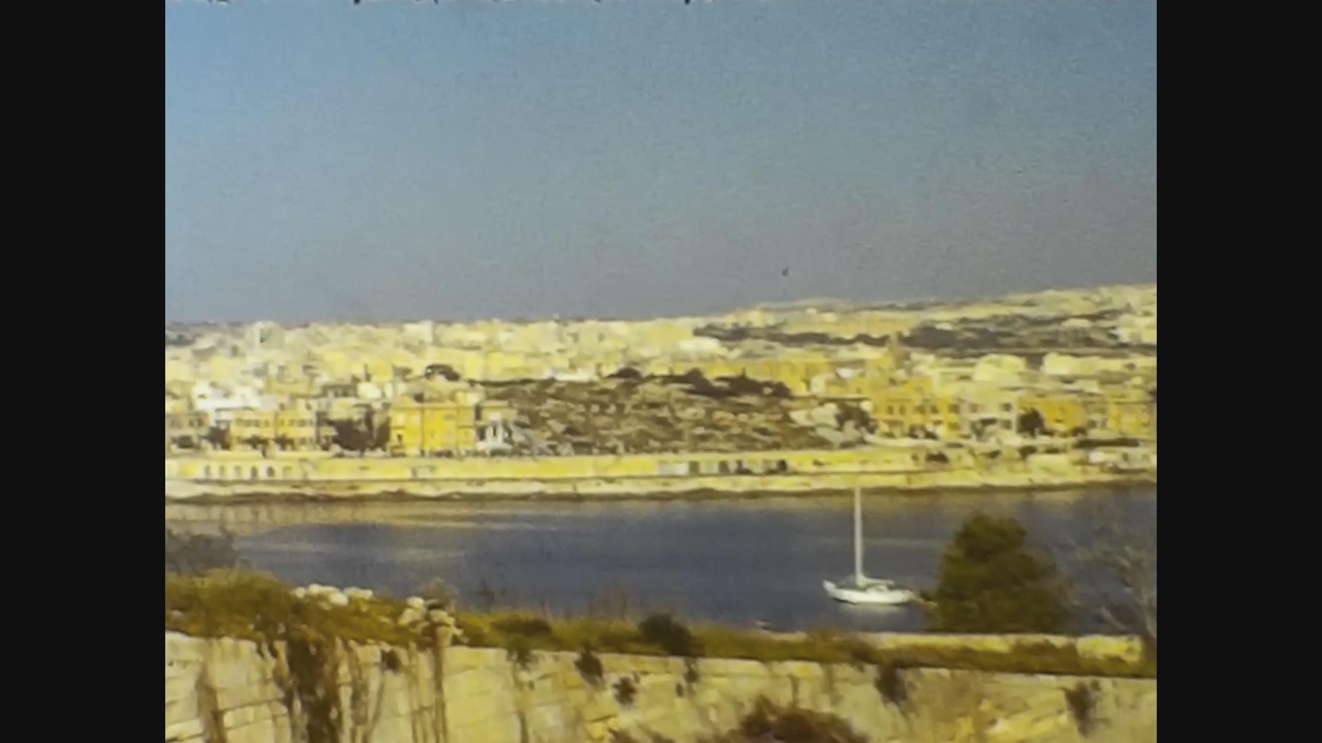马耳他1981年马耳他拉瓦莱塔城市天际线33视频的预览图