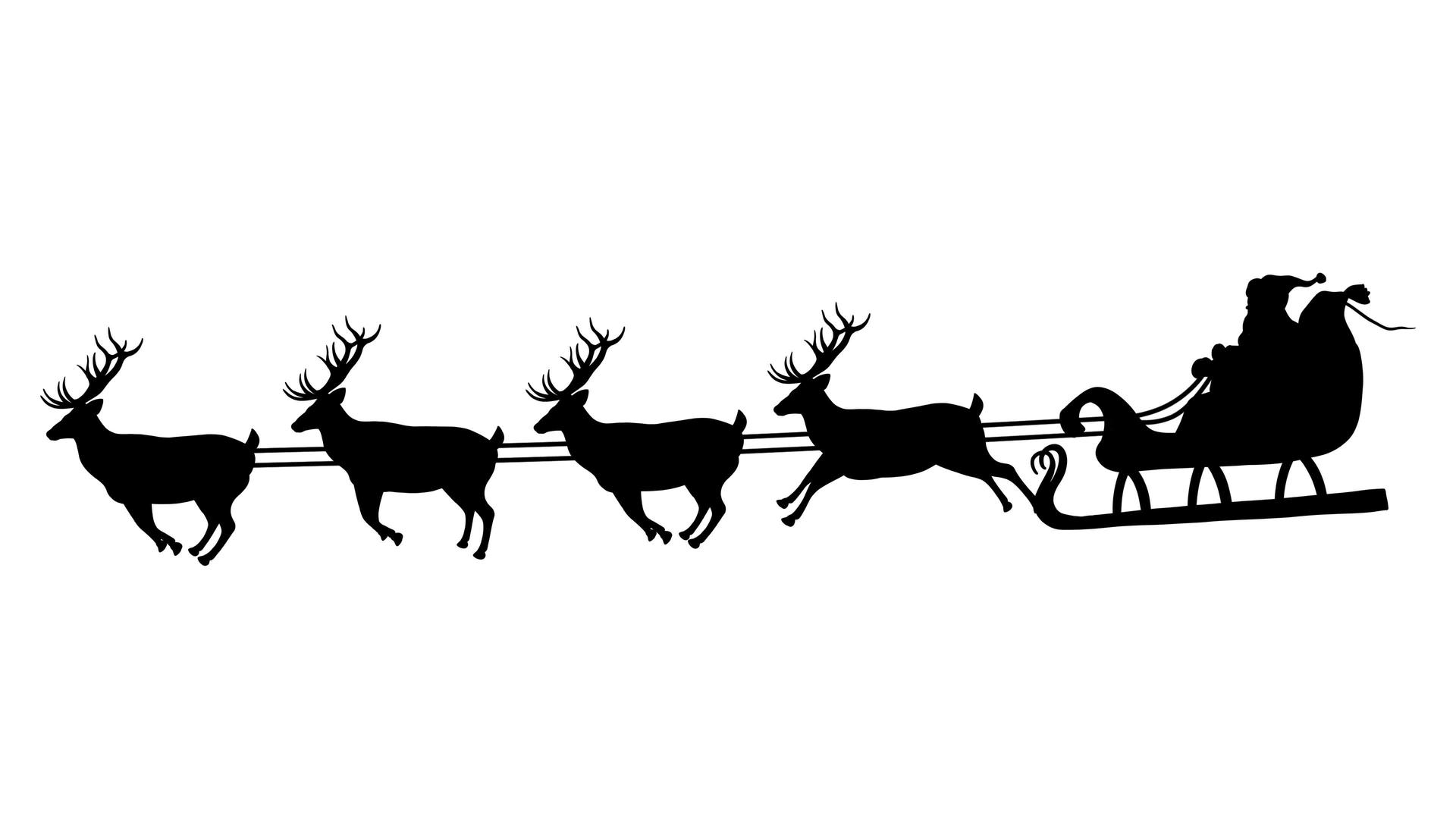 阿尔法马特模拟圣诞老人的雪橇视频的预览图