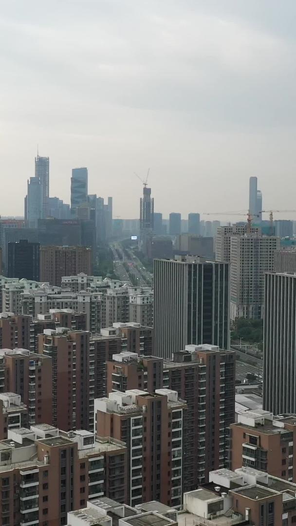 南京应天高架航拍城市建筑群CBD视频的预览图