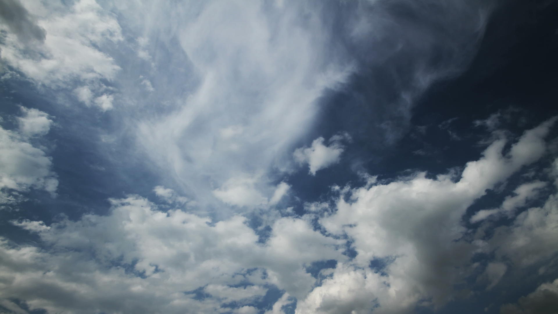 美丽的云时间折叠4k视频的预览图