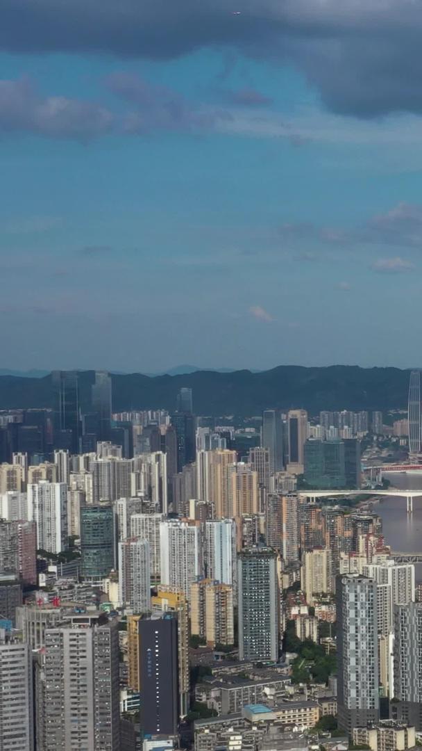 重庆好天气全景航拍素材视频的预览图
