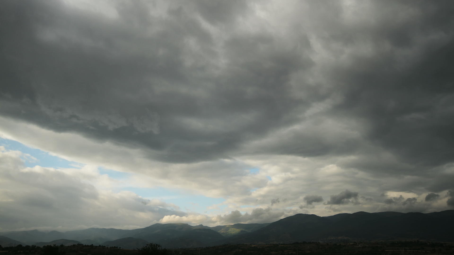 天空清空美丽的云云空间气象4k视频的预览图