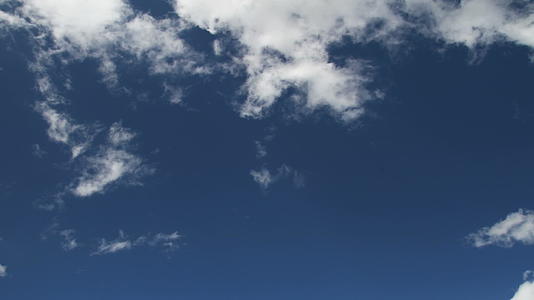 天空晴空美丽的云朵视频的预览图