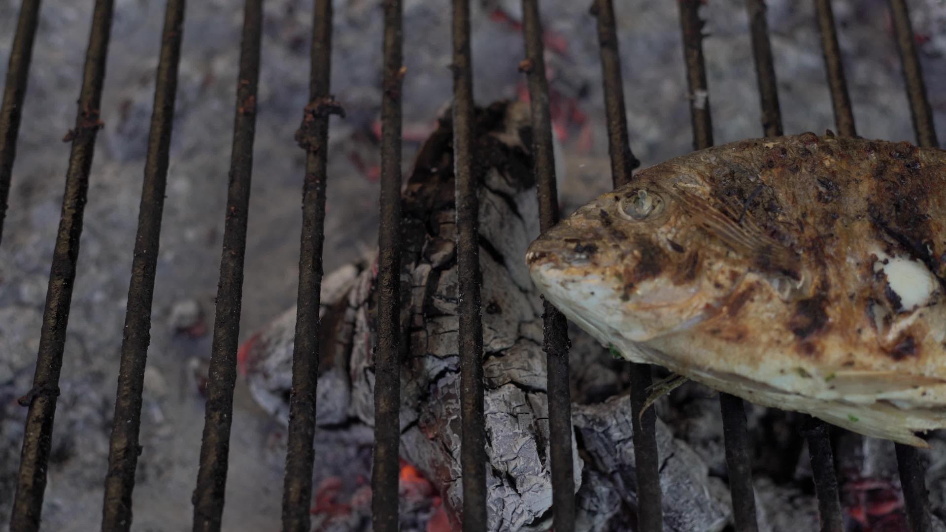 烤鱼烹饪视频的预览图