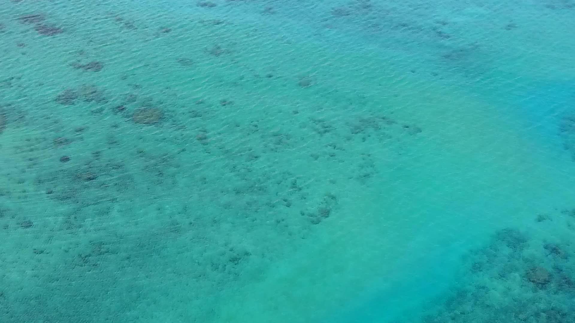 清海通过白沙的背景打破了热带海岸海滩的热带海岸断端视频的预览图
