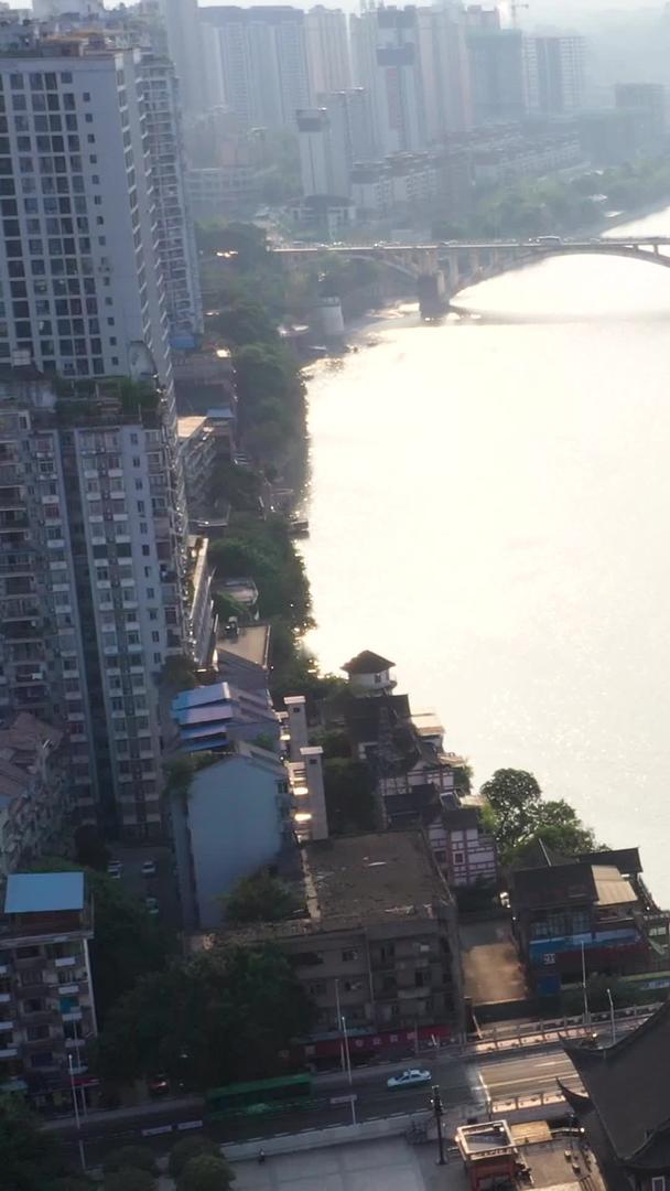 重庆市合川区城市航拍素材视频的预览图