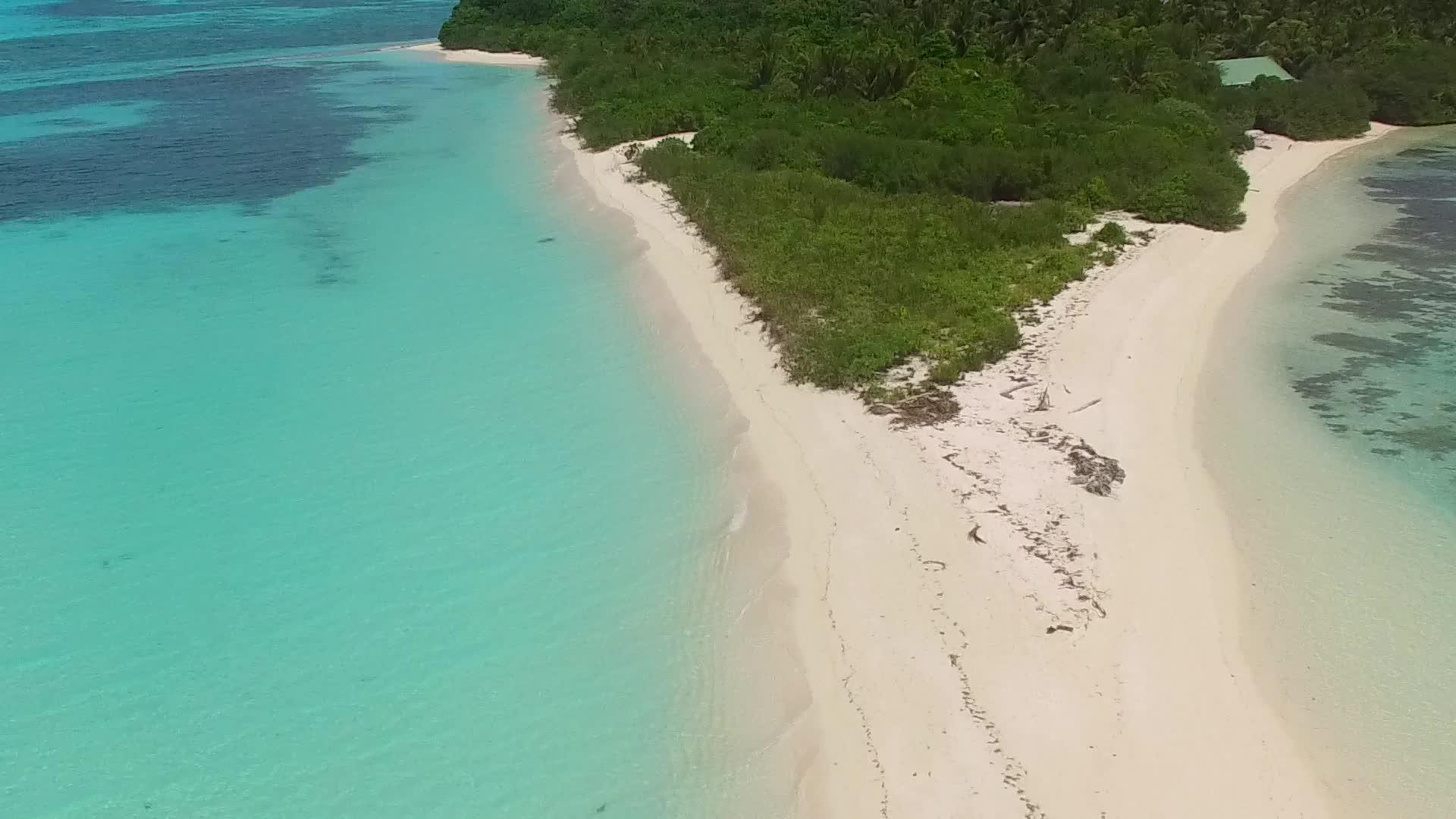 蓝海热带海滨海滩视频的预览图