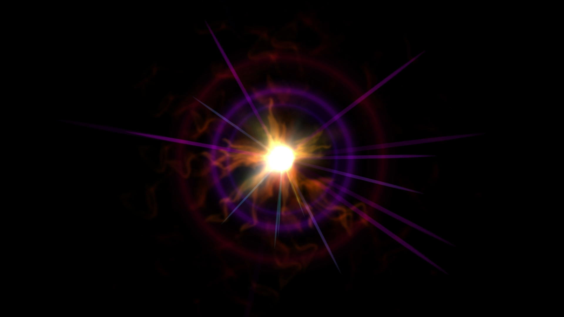 抽象恒星火焰球4k视频的预览图