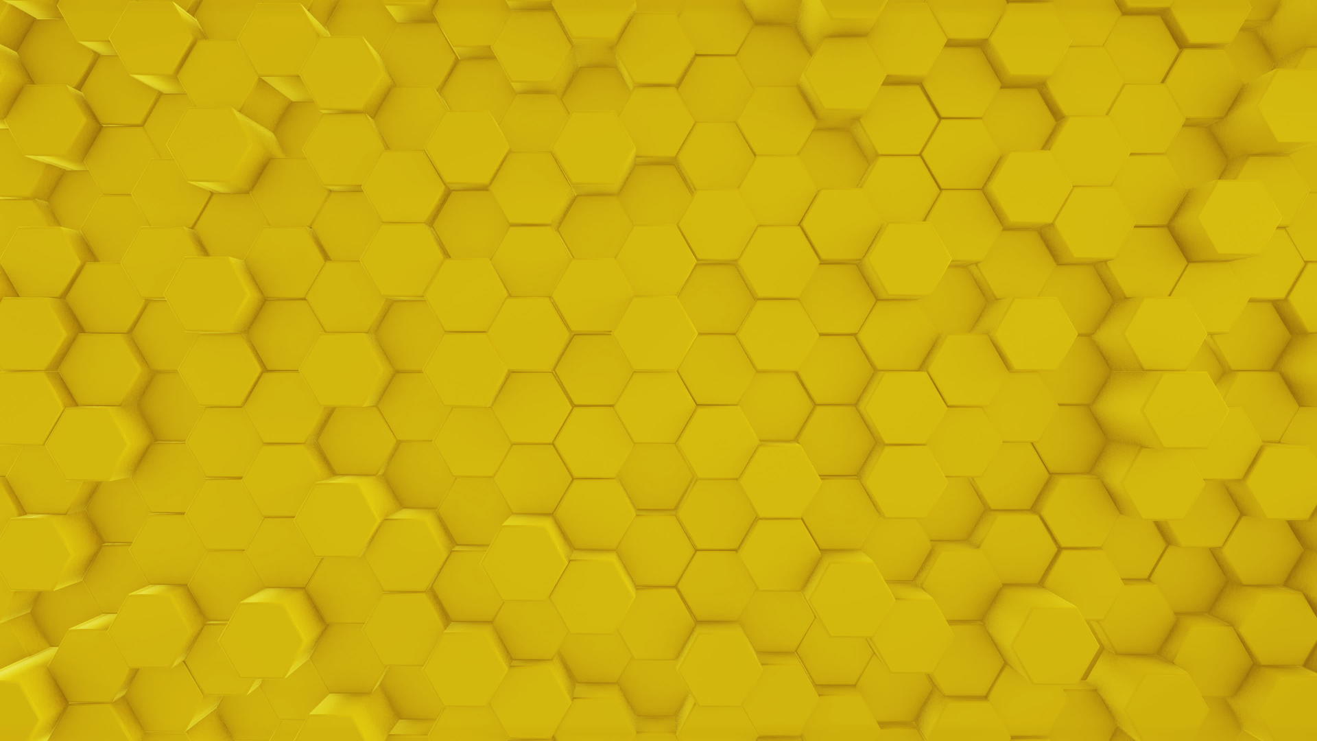 欢快的黄色极简主义未来主义六边形蜂窝六简约背景视频的预览图