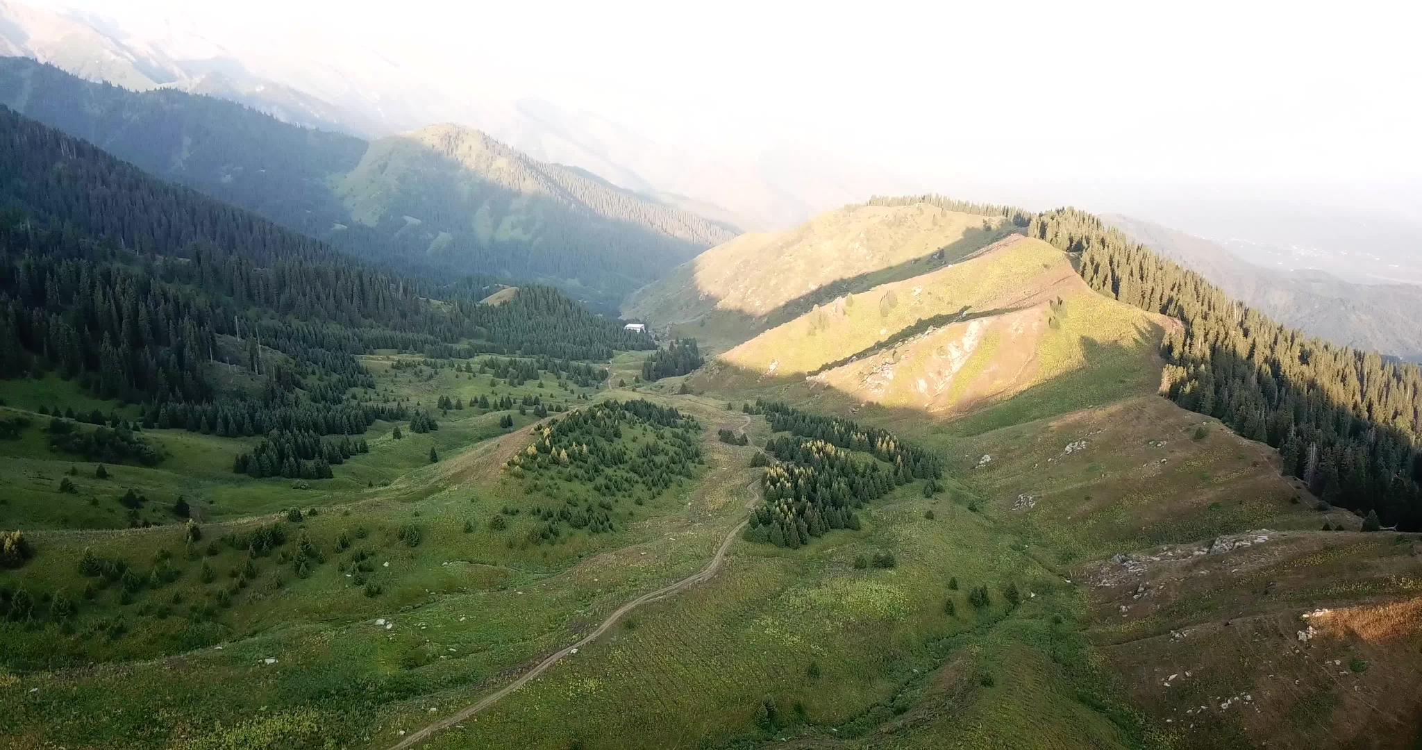 哈萨克斯坦斯坦草原风景视频的预览图