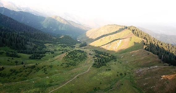 哈萨克斯坦斯坦草原风景视频的预览图