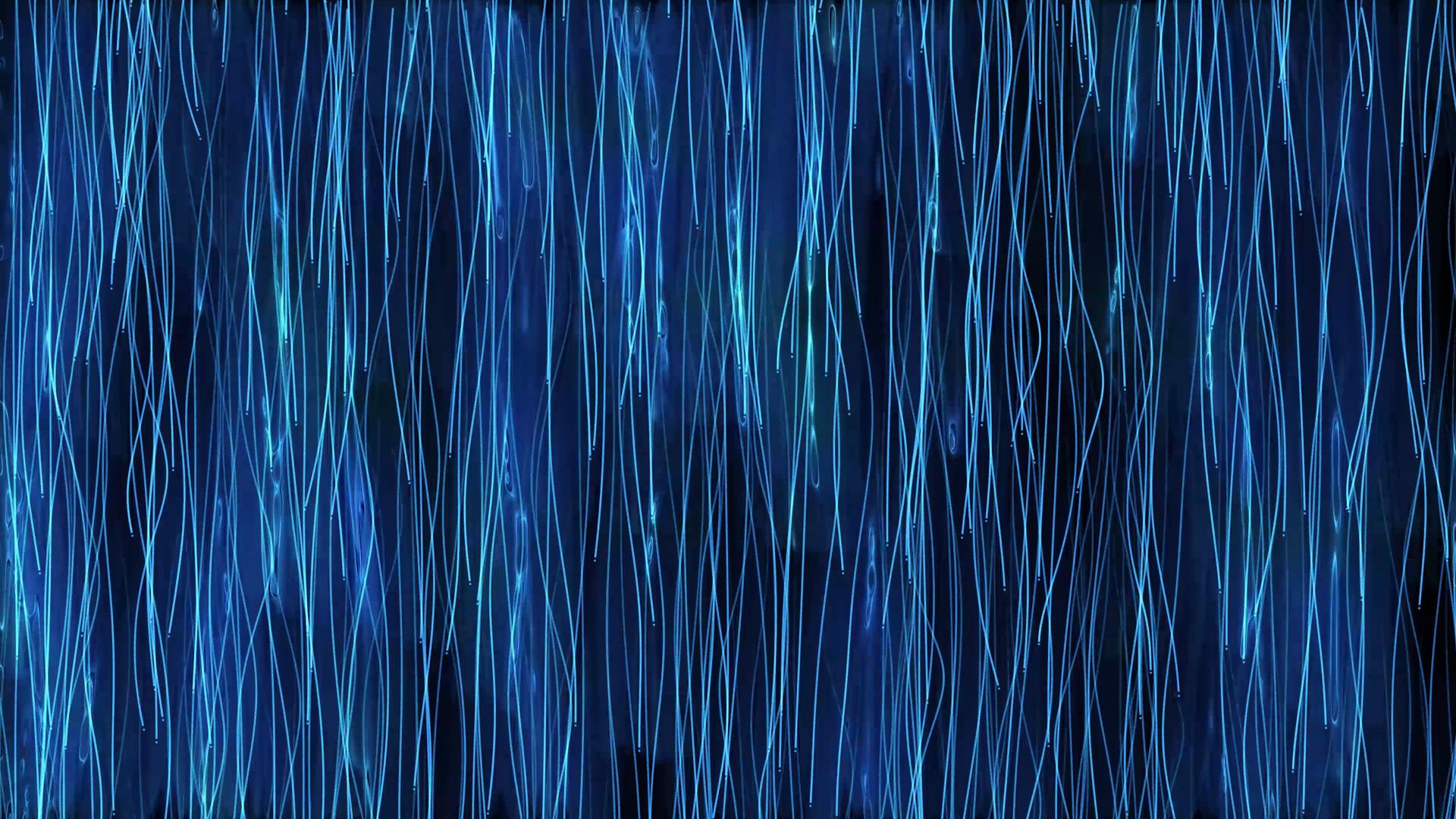 蓝色粒子瀑布视频的预览图