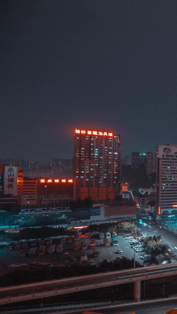 怀旧山城重庆3D立交夜景视频的预览图