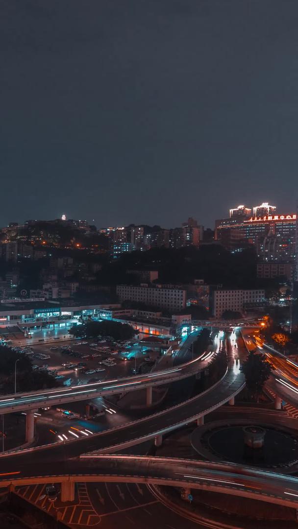怀旧山城重庆3D立交夜景视频的预览图