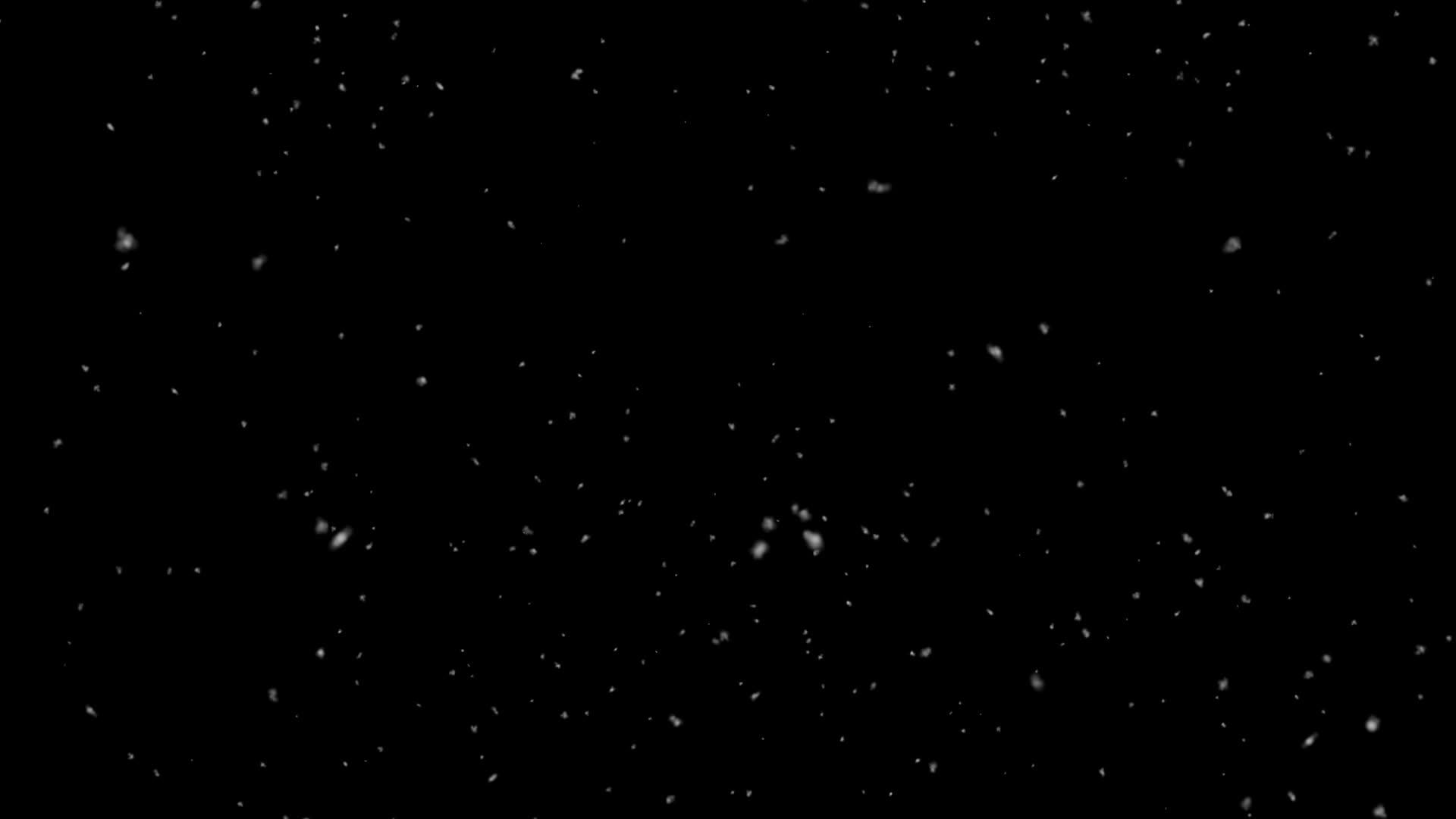 黑背景雪花视频的预览图