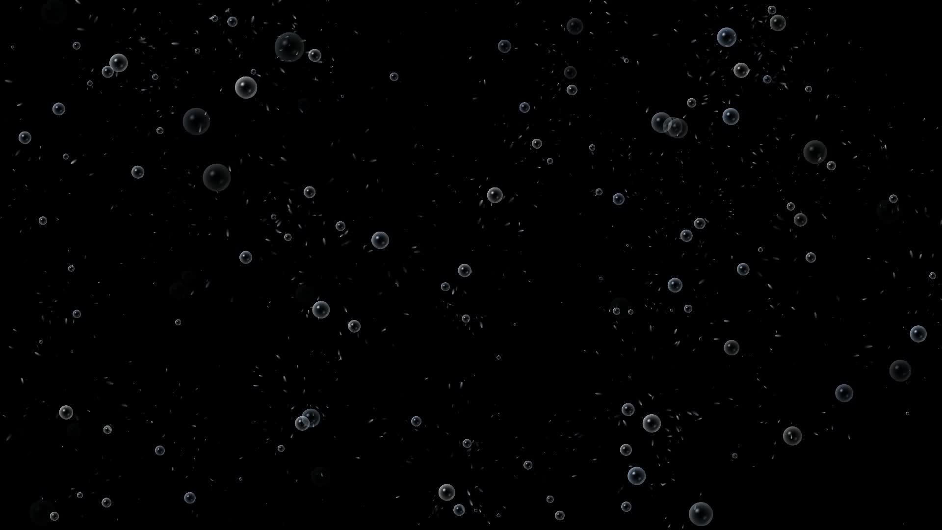肥皂泡在黑色背景上喷发视频的预览图