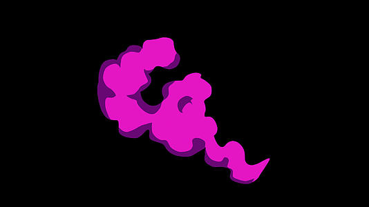 紫色烟爆炸MG动画视频的预览图