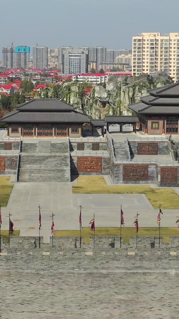 山东省临沂国古城古建筑视频的预览图