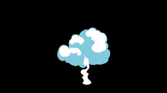 蘑菇云上升MG动画视频的预览图