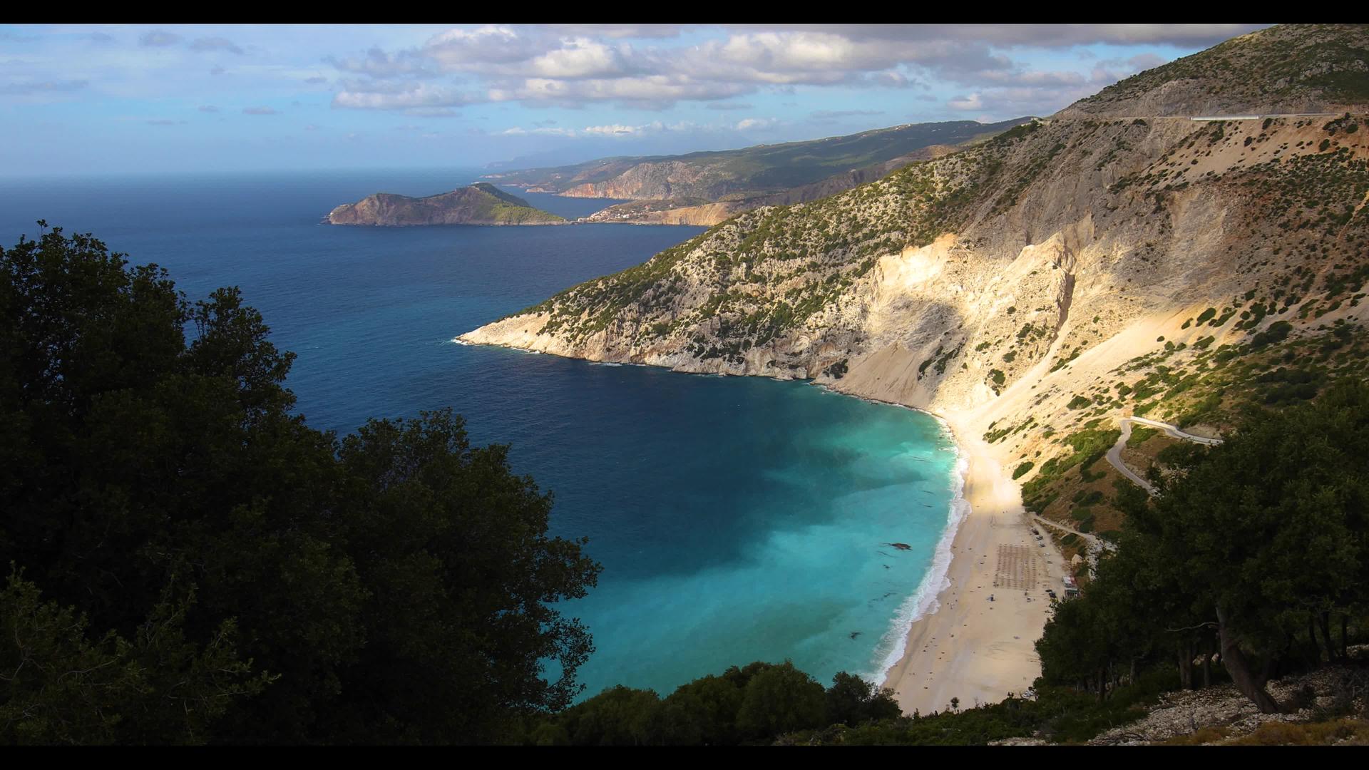 著名的希腊米尔托斯海滩视频的预览图