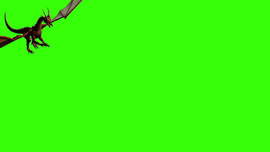 3d飞龙动画绿屏视频的预览图