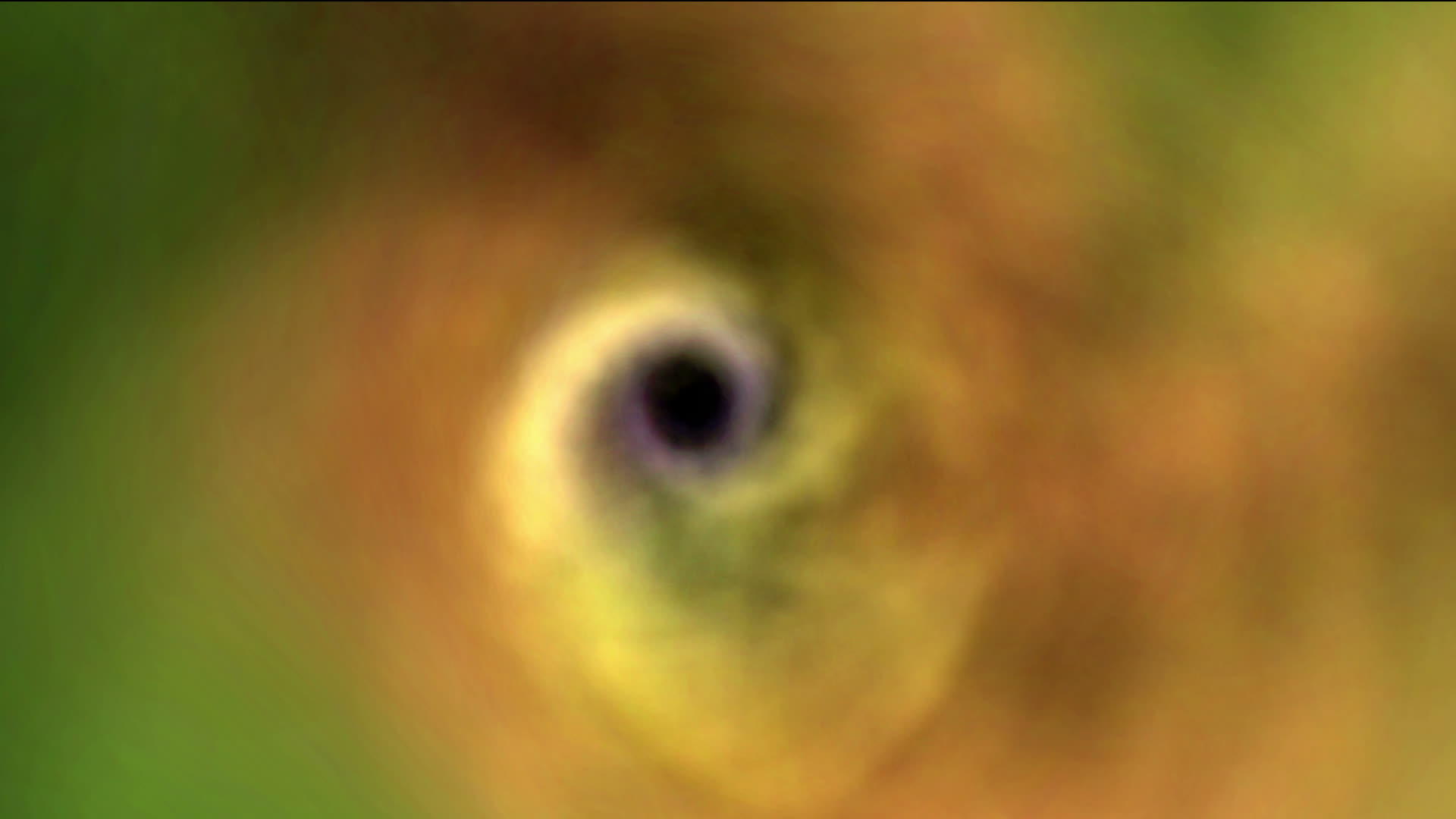 抽象的黑色空间旋转隧道计算机生成的背景背景视频的预览图