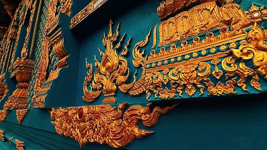长江赖泰王国蓝殿的精细墙设计视频的预览图