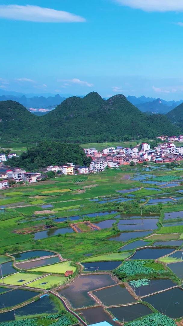 桂林会仙玻璃田景区航拍视频的预览图