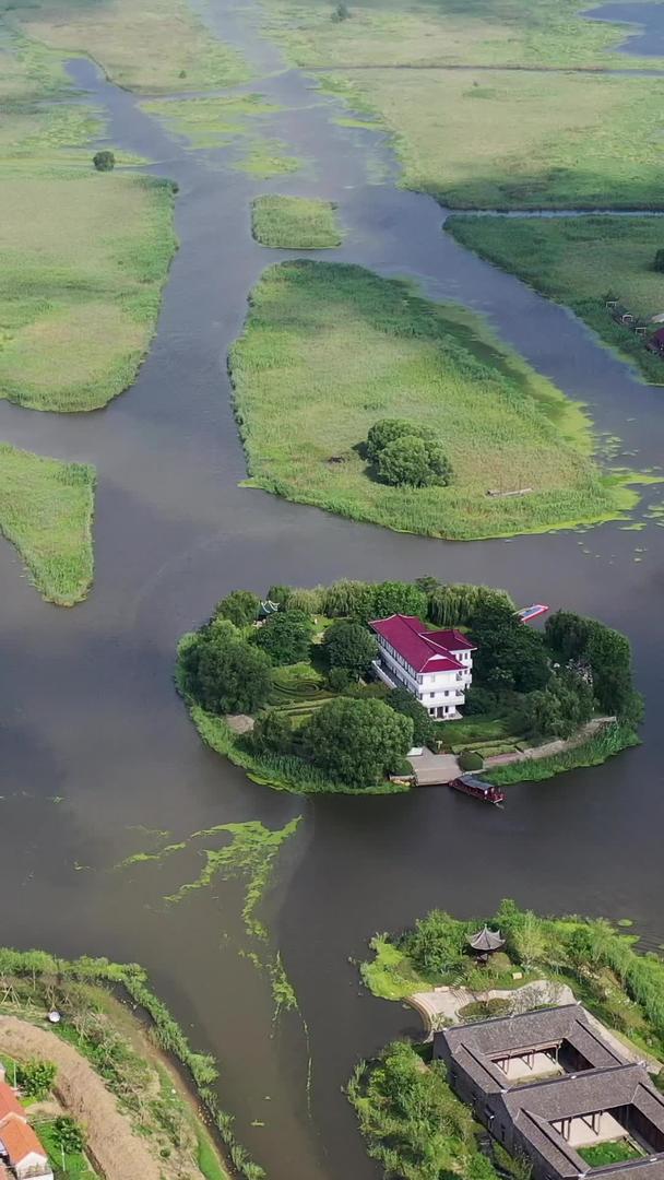 江苏建湖九龙口景区航拍视频视频的预览图