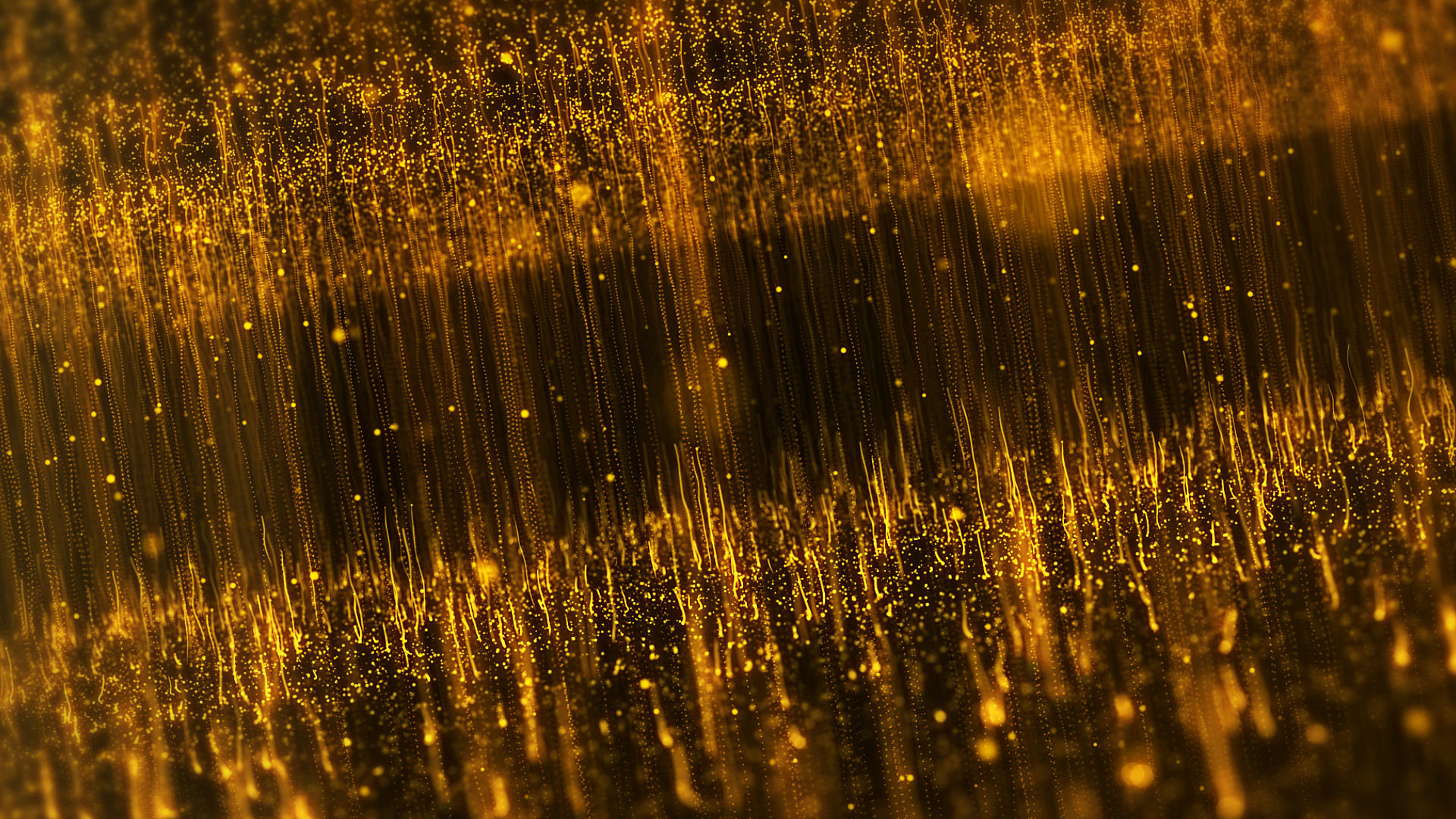 金色粒子光线震撼背景视频的预览图