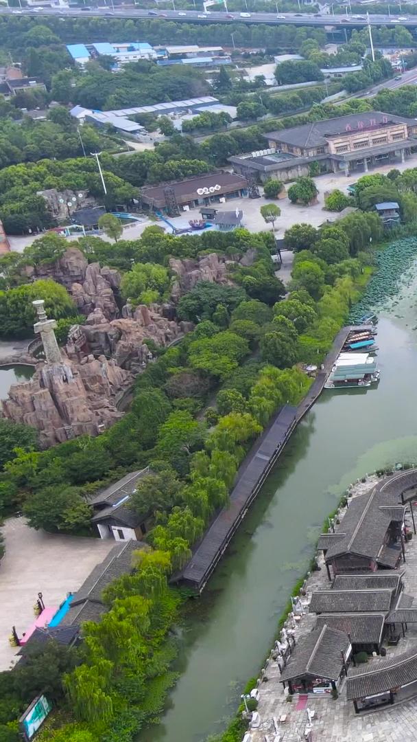 春秋宫殿常州5A景区遗址公园航拍视频的预览图