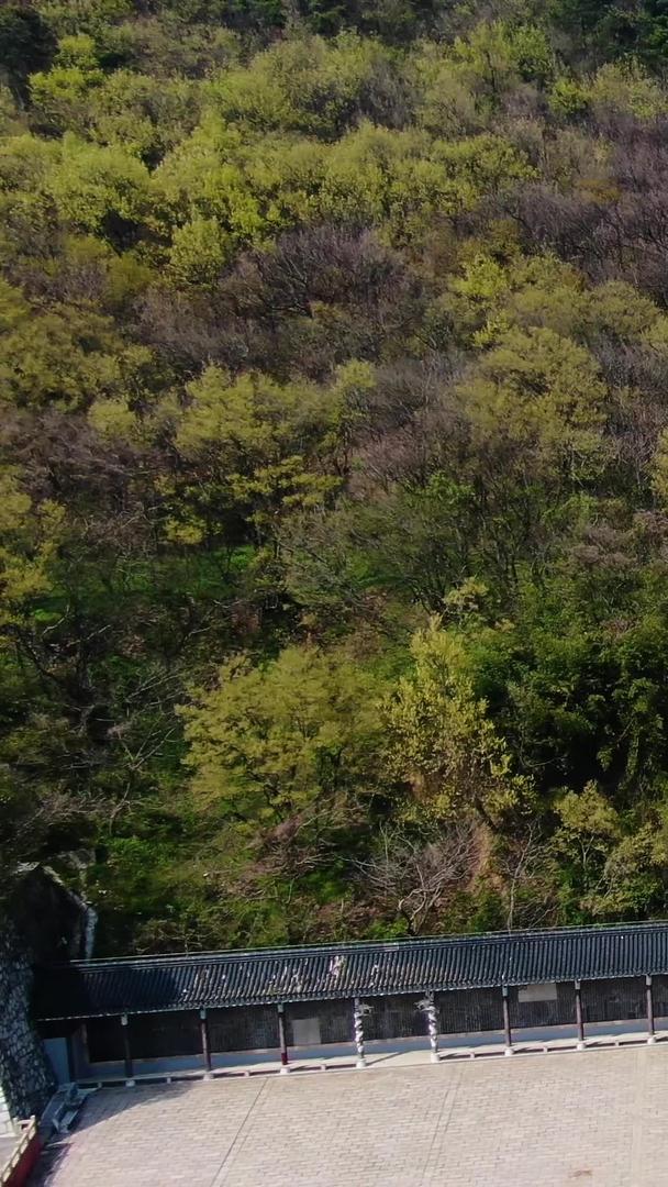 道教名山茅山风景区航拍5A景区老子像视频视频的预览图