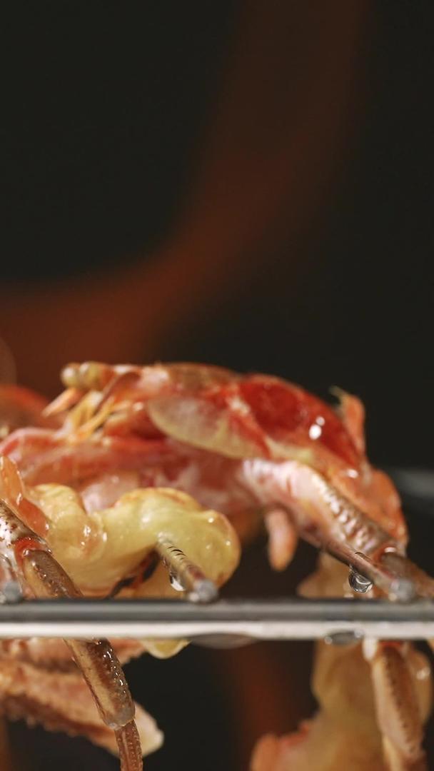 烧烤火焰虾怪海鲜视频的预览图