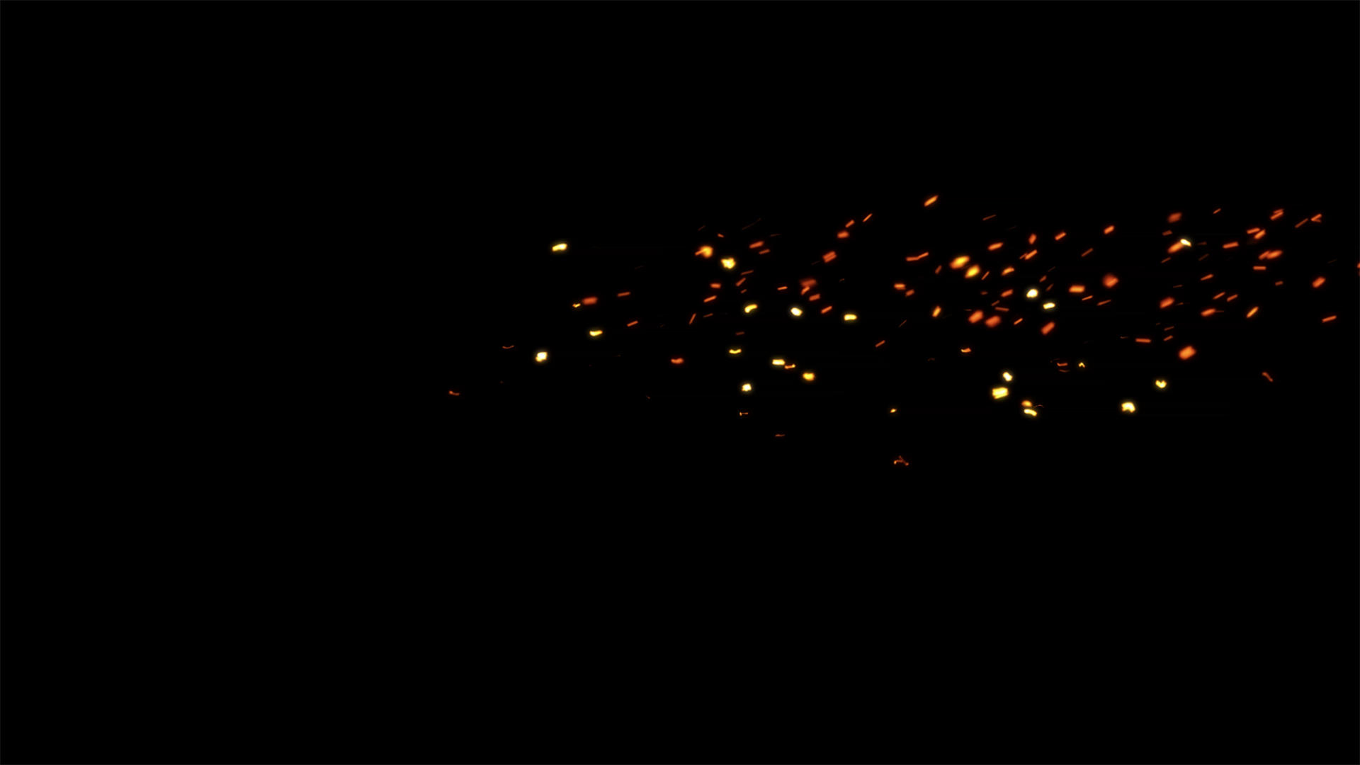 粒子火花动画元素带透明度通道视频的预览图