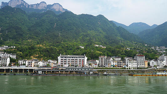 湖北宜昌5A级旅游景区清江画廊三峡两岸自然风景4k素材视频的预览图