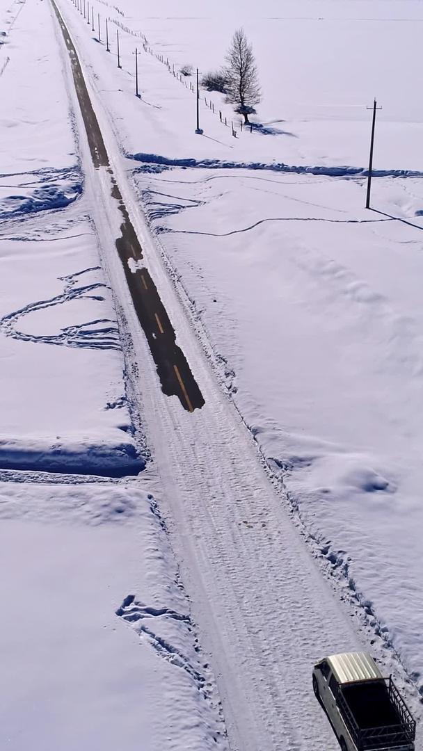 雪天公路视频的预览图