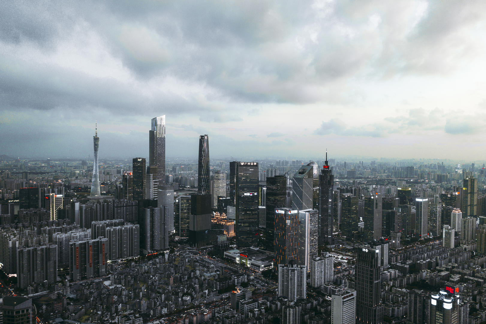 广州珠江新城城市风光视频的预览图