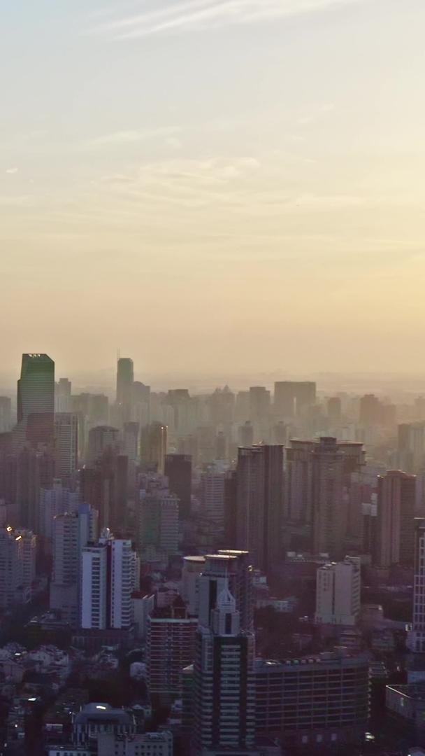 航拍在上海中山公园视频的预览图