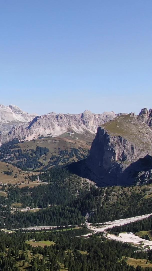 意大利阿尔卑斯山多洛米蒂山区全景视频视频的预览图