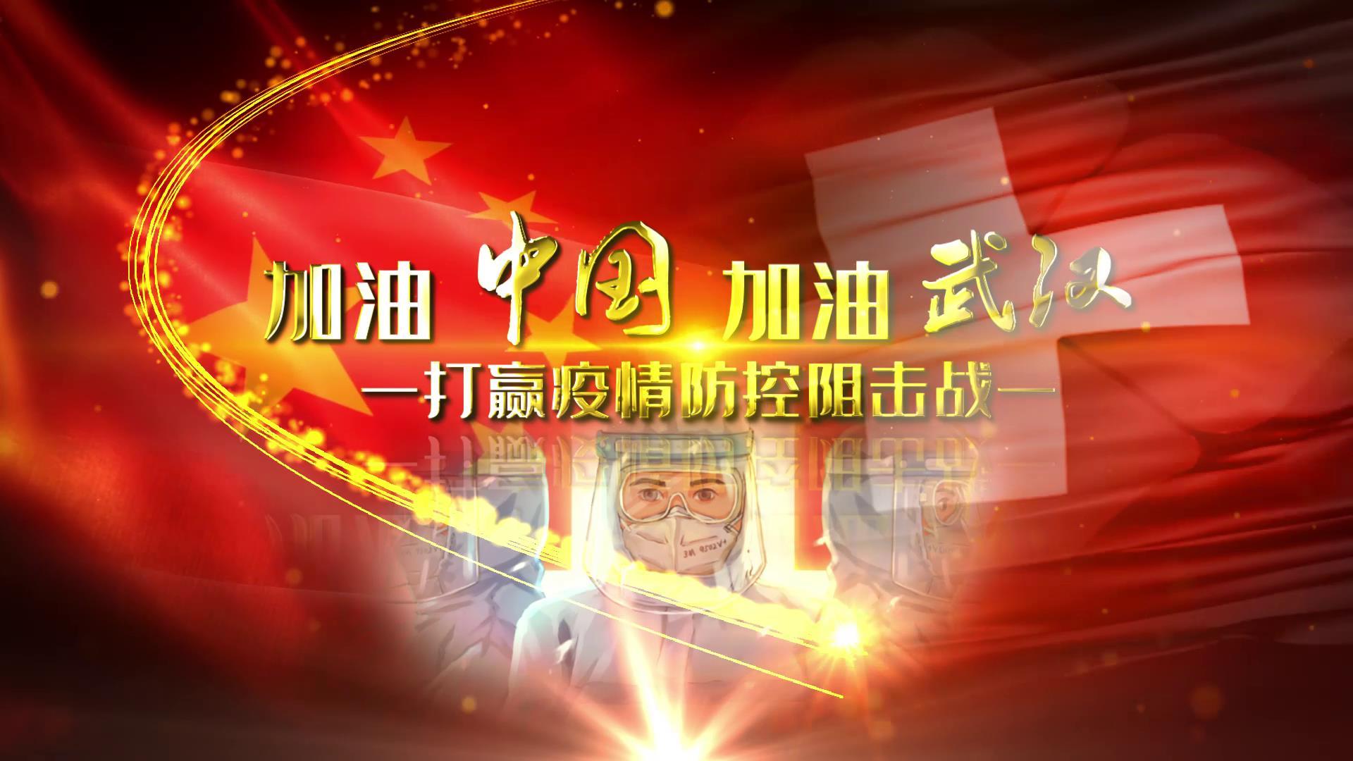 加油中国筑牢战役“红色防线”战胜肺炎疫情党政AE模板视频的预览图