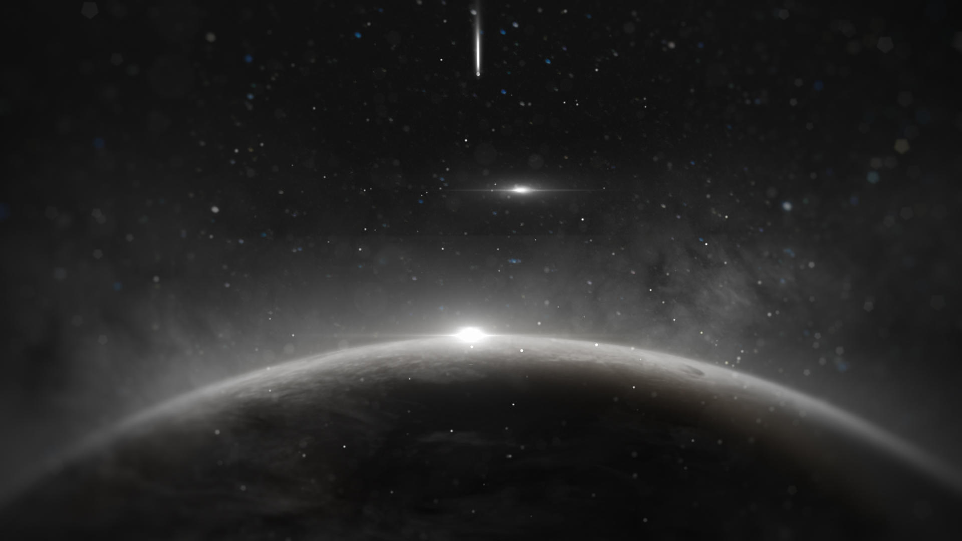黑色地球背景视频的预览图