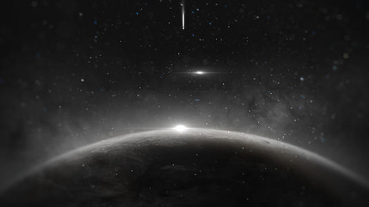 黑色地球背景视频的预览图