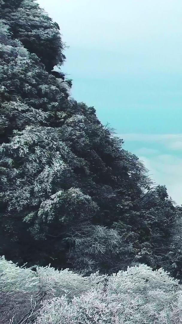 航拍雪山云海航拍重庆南川视频的预览图