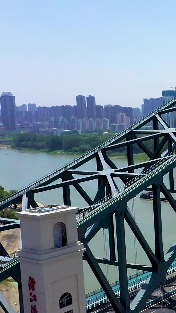 江汉湾桥武汉城市地标实拍视频视频的预览图